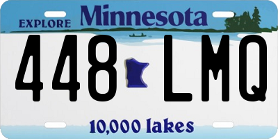 MN license plate 448LMQ