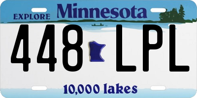 MN license plate 448LPL
