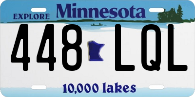 MN license plate 448LQL