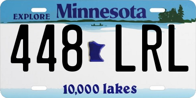 MN license plate 448LRL