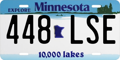 MN license plate 448LSE