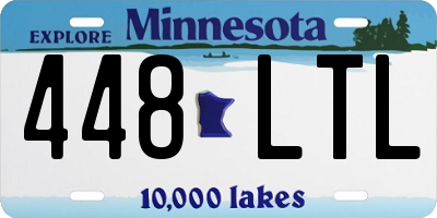 MN license plate 448LTL