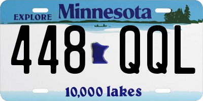 MN license plate 448QQL