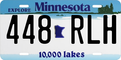 MN license plate 448RLH