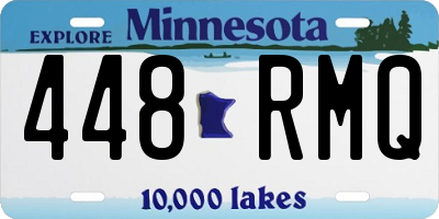 MN license plate 448RMQ