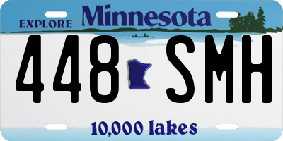 MN license plate 448SMH