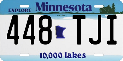 MN license plate 448TJI