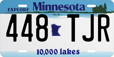 MN license plate 448TJR