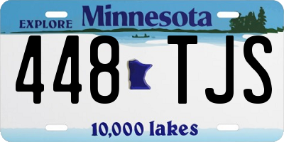 MN license plate 448TJS