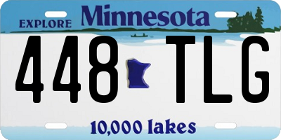 MN license plate 448TLG