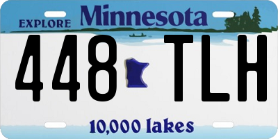 MN license plate 448TLH