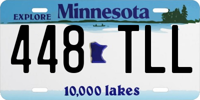 MN license plate 448TLL