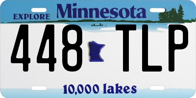 MN license plate 448TLP