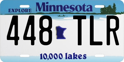 MN license plate 448TLR