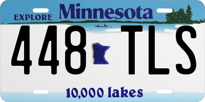 MN license plate 448TLS