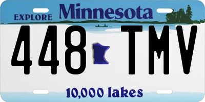 MN license plate 448TMV