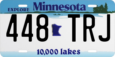 MN license plate 448TRJ