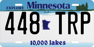 MN license plate 448TRP