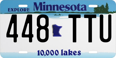 MN license plate 448TTU