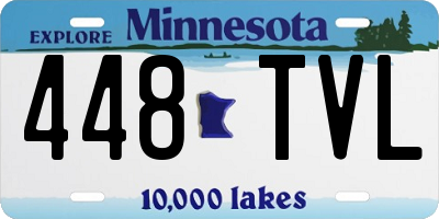 MN license plate 448TVL