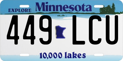 MN license plate 449LCU
