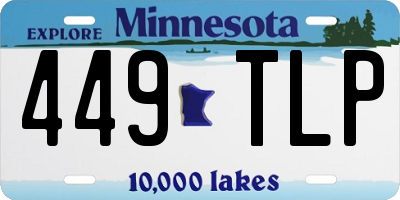MN license plate 449TLP