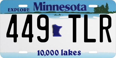 MN license plate 449TLR