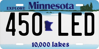 MN license plate 450LED