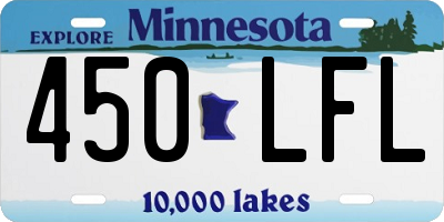 MN license plate 450LFL