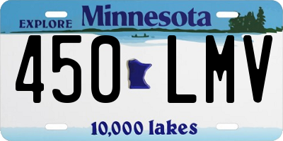 MN license plate 450LMV