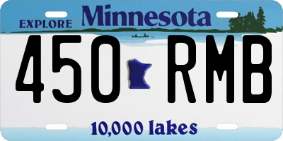 MN license plate 450RMB