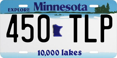 MN license plate 450TLP