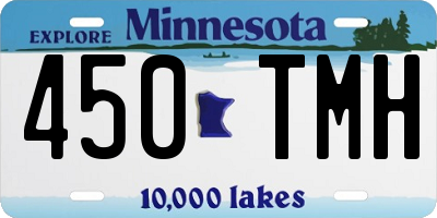 MN license plate 450TMH