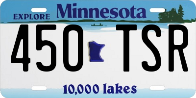 MN license plate 450TSR