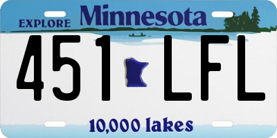 MN license plate 451LFL