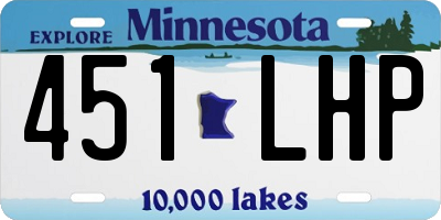 MN license plate 451LHP