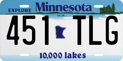 MN license plate 451TLG