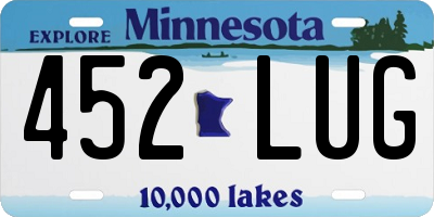 MN license plate 452LUG