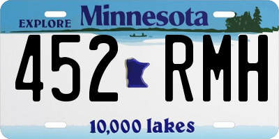 MN license plate 452RMH