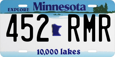 MN license plate 452RMR