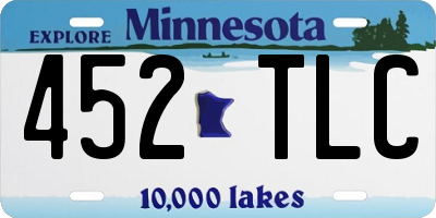 MN license plate 452TLC