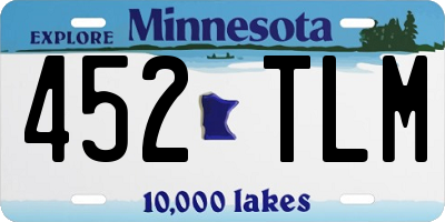 MN license plate 452TLM