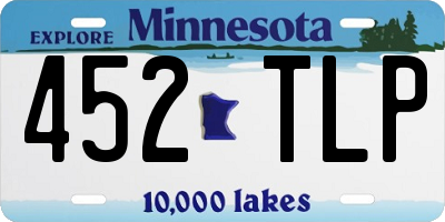 MN license plate 452TLP
