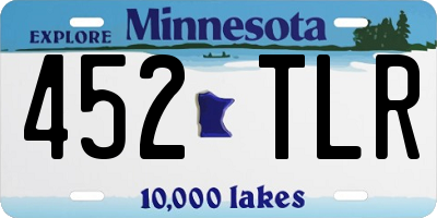 MN license plate 452TLR