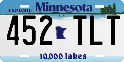 MN license plate 452TLT