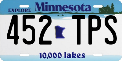 MN license plate 452TPS