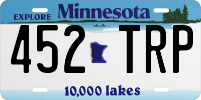 MN license plate 452TRP