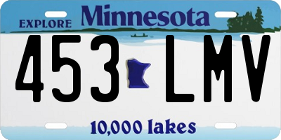 MN license plate 453LMV