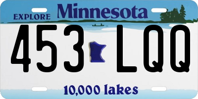 MN license plate 453LQQ