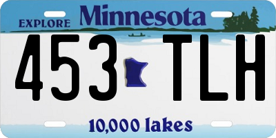 MN license plate 453TLH